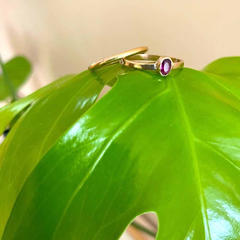 Dainty, minimalist stacking rings